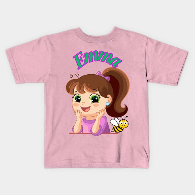 Emma baby's name Kids T-Shirt by TopSea